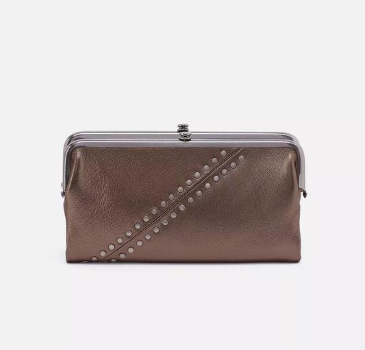 Hobo - Lauren Clutch-Wallet - Pewter with Studs - Findlay Rowe Designs