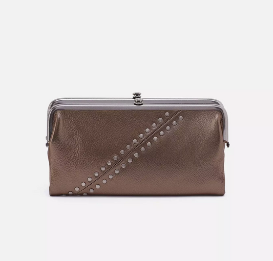 HOBO - LAUREN Clutch-Wallet in Pewter with Studs