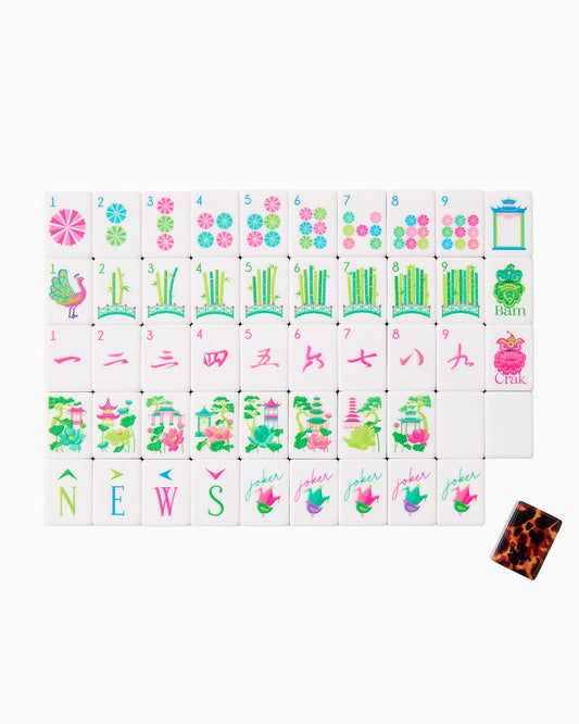 Oh My Mahjong - Glow Wild Mahjong Tiles - Findlay Rowe Designs