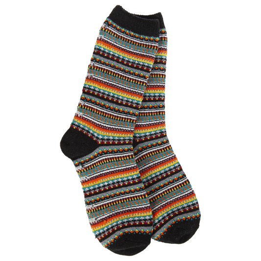 World's Softest Socks - Weekend Boho - Black Stripe - Findlay Rowe Designs