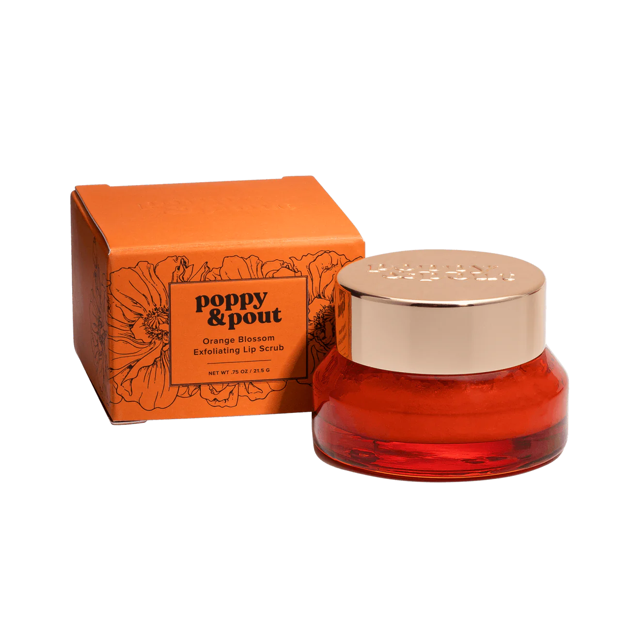 Poppy & Pout - Lip Scrub - Orange Blossom