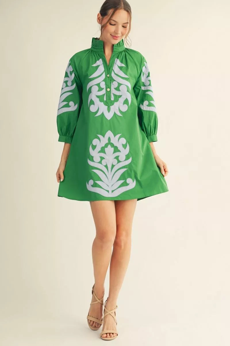 jodifl dress Royal Tropical Floral Midi Jodifl - Dress Mini -