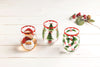 Mud Pie - Stemless Wine - Hand-painted Christmas - Findlay Rowe Designs