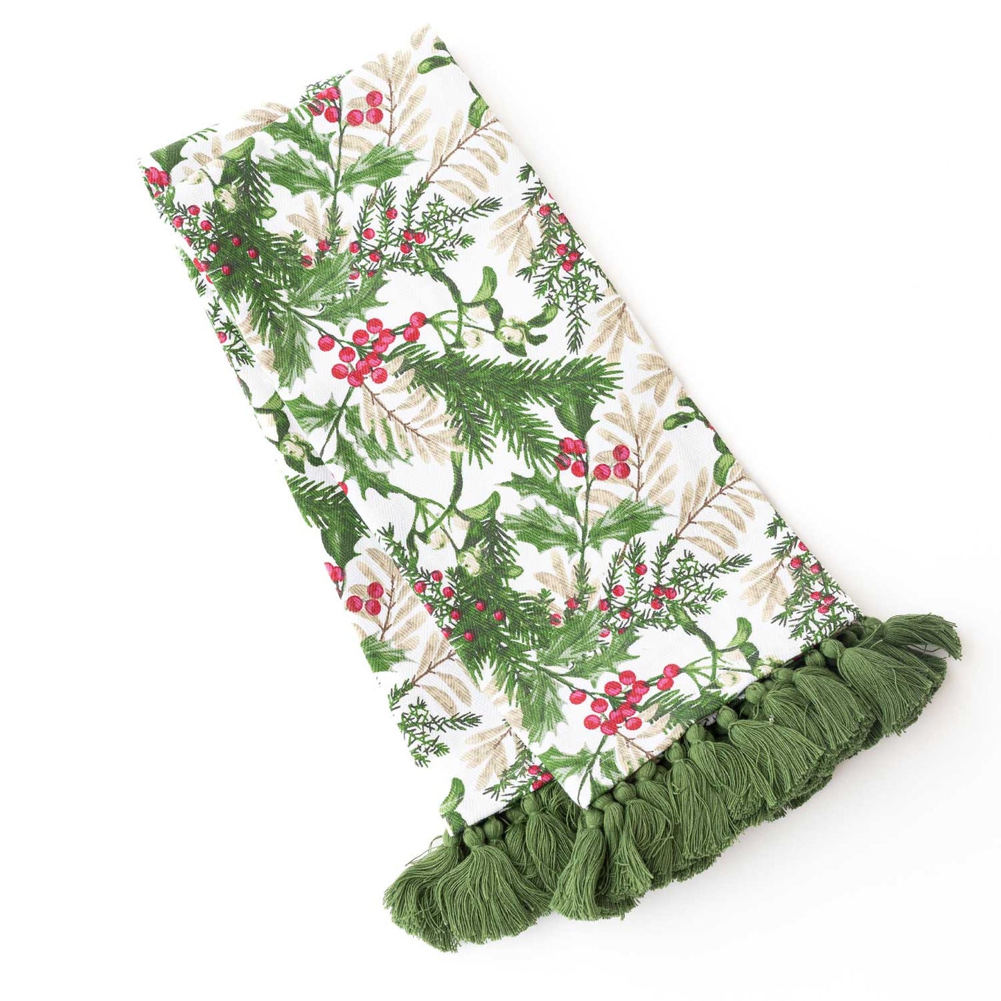 8 Oak Lane - Towel - Tassel Trim - Woodland Berry - Set 2 - Findlay Rowe Designs
