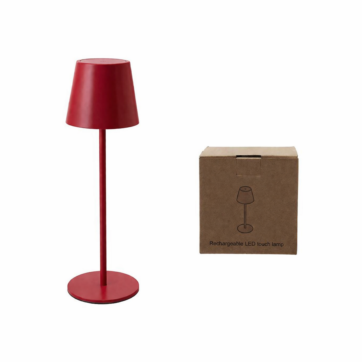 Hazel Mazel - LED Table Lamp - Red - Findlay Rowe Designs