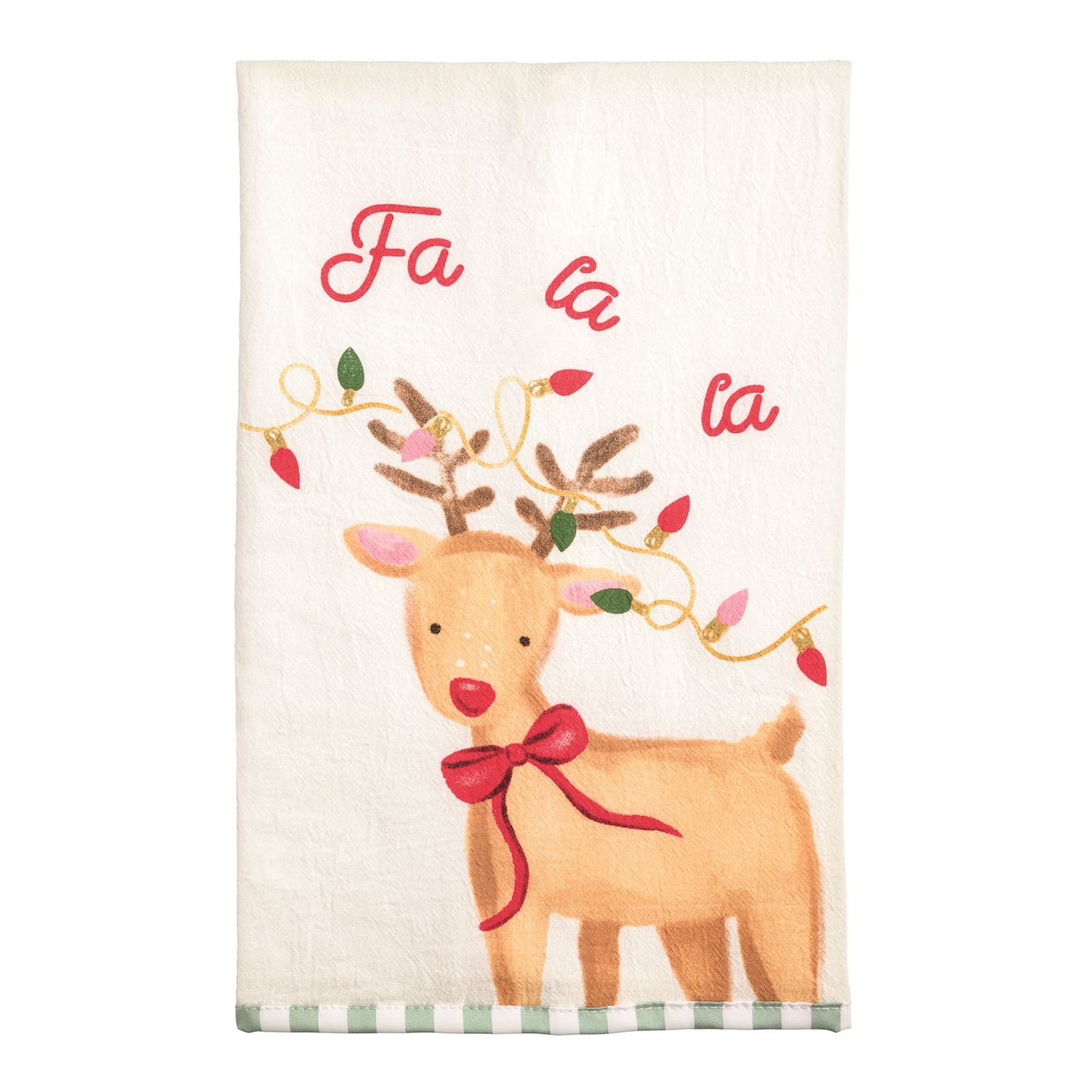 Mud Pie - Tea Towel - Hand Painted Style - Whimsy Christmas - Findlay Rowe Designs