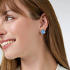 Julie Vos - Earring - Honey Stud - Iridescent Chalcedony Blue - Findlay Rowe Designs