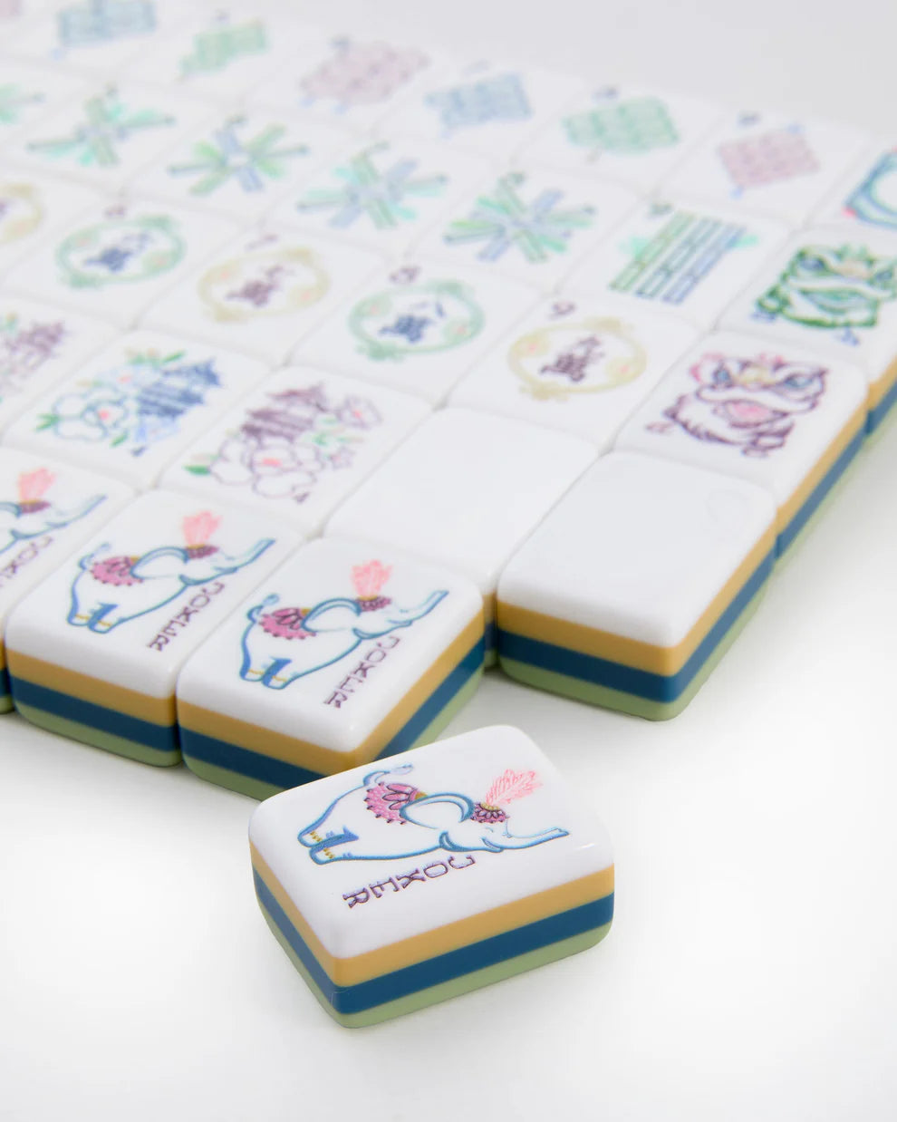 Oh My Mahjong - Mahjong Tiles - Willow - Findlay Rowe Designs
