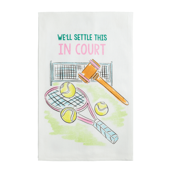Mud Pie - Towel - Tennis Humor - Findlay Rowe Designs