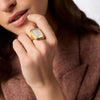 Julie Vos - Ring - Sahara Stone - Iridescent Sapphire Blue - Size 7 or Size 8