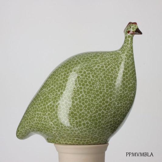 Guinea Fowl - Small - Green Speckled White - Findlay Rowe Designs