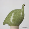 Guinea Fowl - Small - Green Speckled White - Findlay Rowe Designs