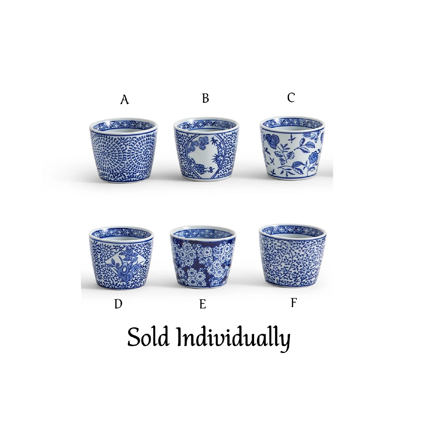 Cachepot - Mini Blue and White - Findlay Rowe Designs