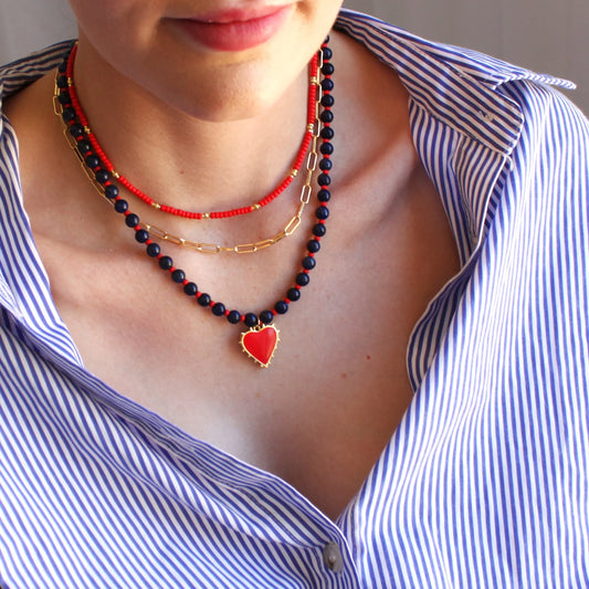 The Silver Wren - Necklace - Lettie 16in - Findlay Rowe Designs