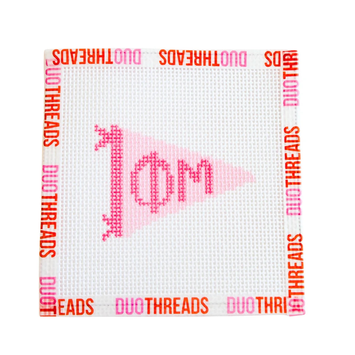Duo Threads -  Needlepoint Canvas - Sorority Pennant