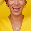 Kendra Scott - Necklace - Krista Gold Bow Short Pendant - Gold White Mix - Findlay Rowe Designs