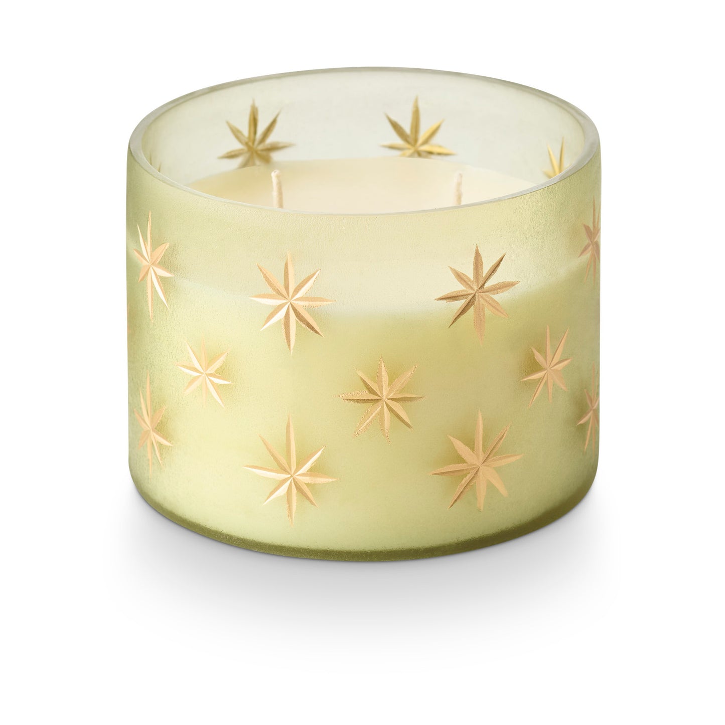Candle - Balsam & Cedar Frosted Star Glass - Findlay Rowe Designs
