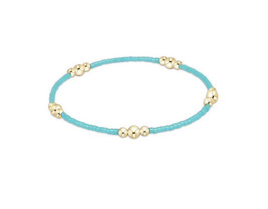 Enewton - Hope Purpose Gold Bracelet - Turquoise - Findlay Rowe Designs