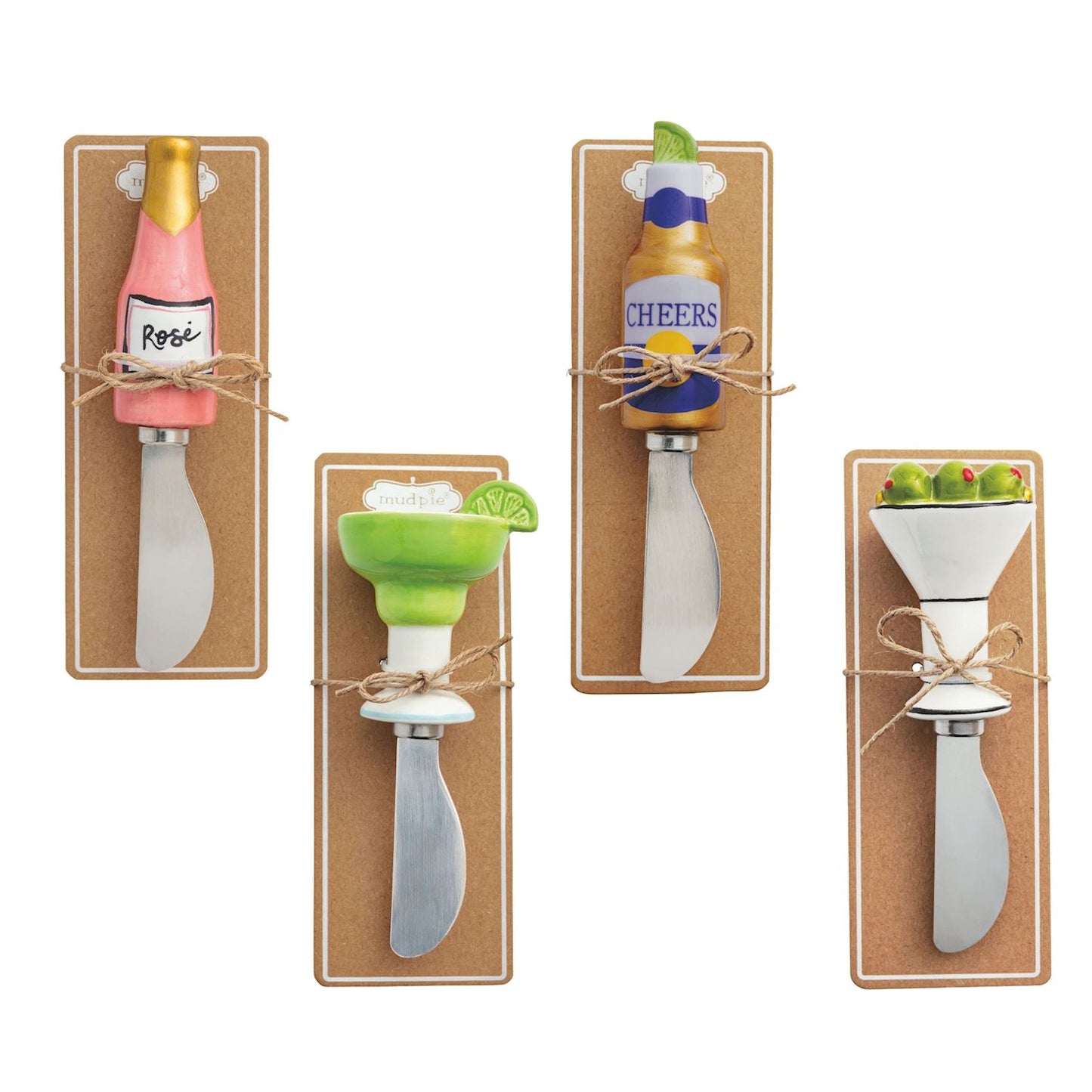 Mud Pie - Ceramic Spreader - Cocktail