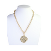 Caroline Hill - Necklace -  Aisha Textured Pendant Link - Findlay Rowe Designs