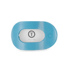 Teleties - Medium Flat Round Hair Clip - Summer Sky - Findlay Rowe Designs