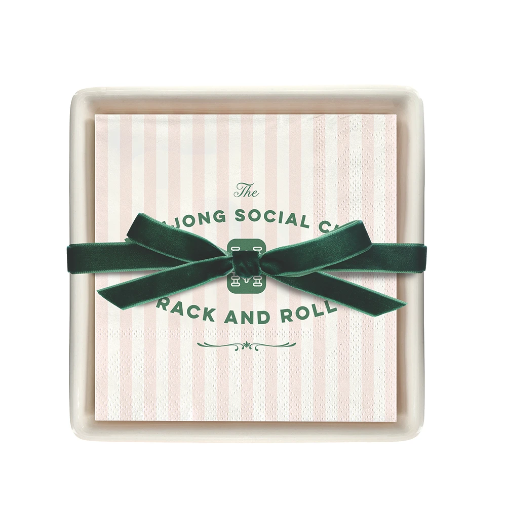 Napkin Holder - Cocktail -  Mahjong Social Club