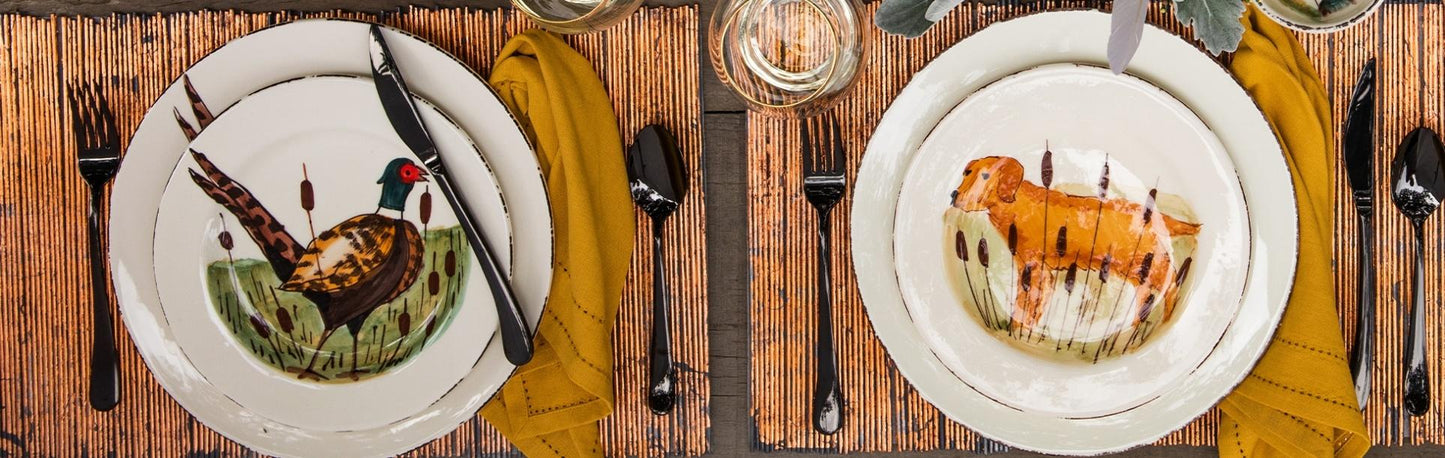 Vietri - Wildlife - Dinner Plates - Findlay Rowe Designs
