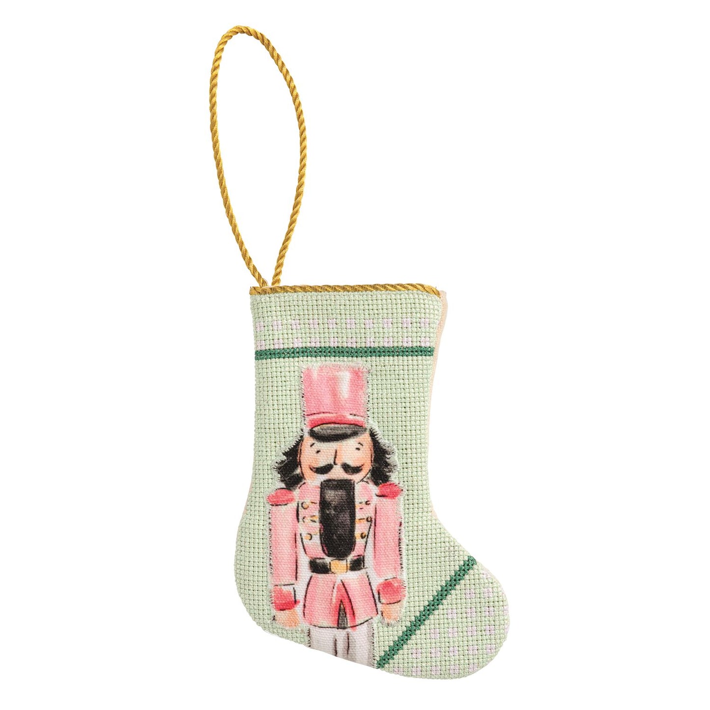 Mud Pie - Stocking - Mini Needlepoint Nutcracker - Findlay Rowe Designs