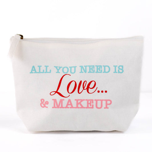 Cosmetic Bag - Love & Makeup - Findlay Rowe Designs