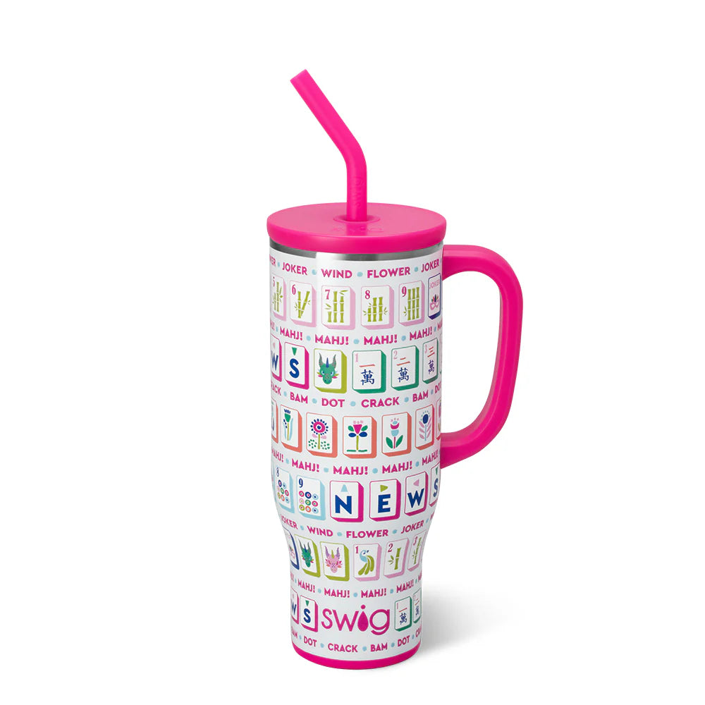 Swig - Mega Mug 30oz  - Mahjong. - Findlay Rowe Designs