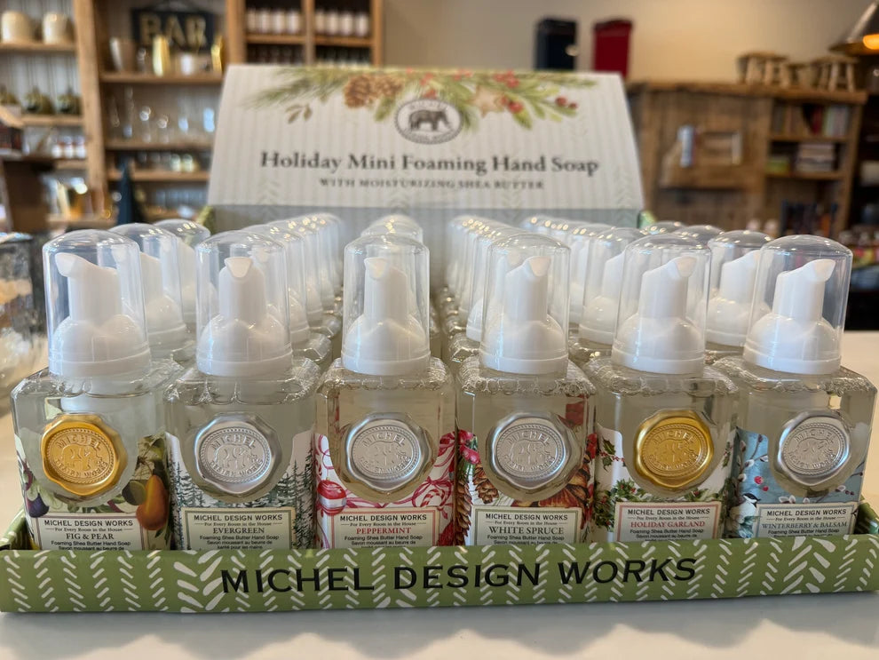 Michel Design Works - Holiday Mini Foaming Hand Soap - Assorted - Findlay Rowe Designs