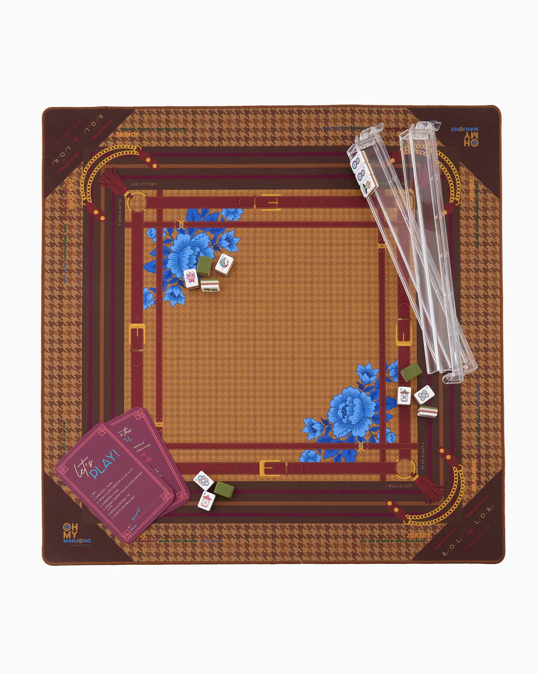 Oh My Mahjong - Mahjong Mat - Palomino with Tube - Findlay Rowe Designs