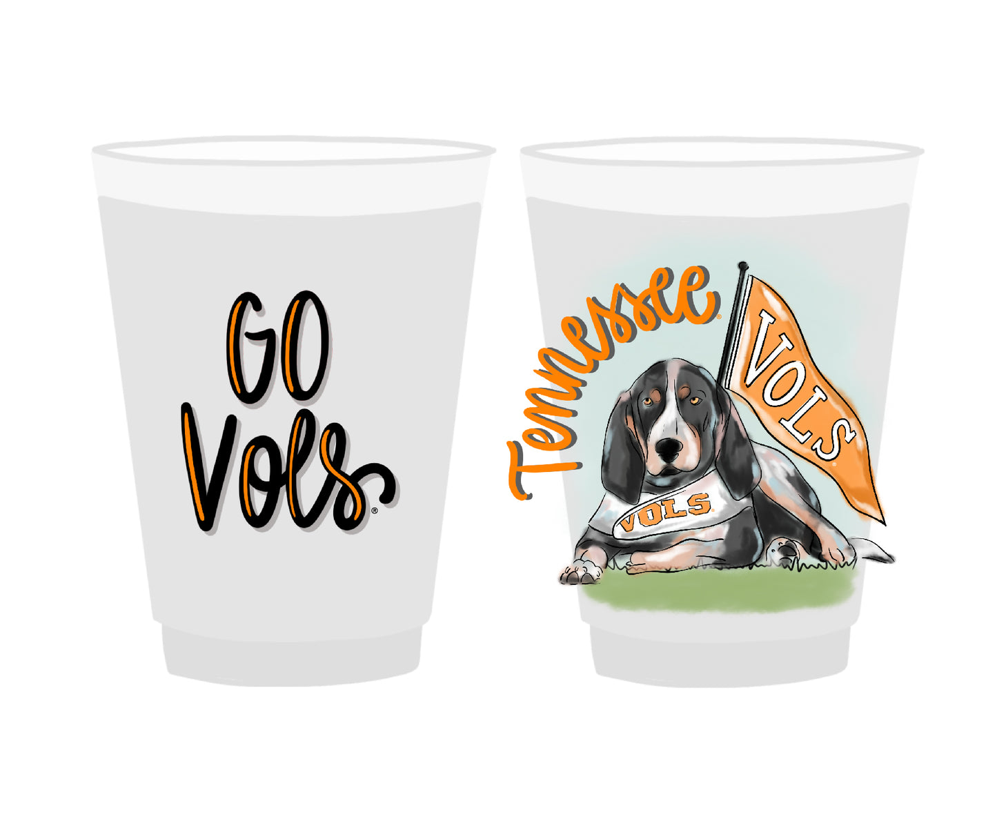 Collegiate - Frosted Cups Set 8
