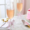 Champagne Glass - Pink Bow
