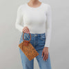 Hobo - Sable Wristlet - Hair-On Leather - Harvest Wheat Hair-On