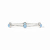 Julie Vos - Bangle - Milano Luxe - Chalcedony Blue - Silver - Medium
