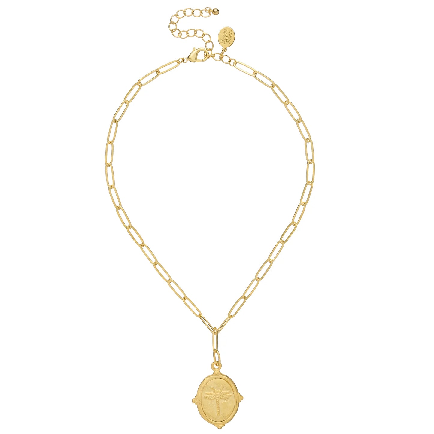 Susan Shaw - Necklace - Dragonfly Paperclip - Findlay Rowe Designs