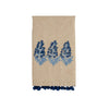 Mud Pie - Towel - Blue Floral Embroidered - Findlay Rowe Designs