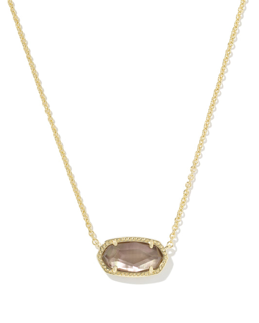 Kendra Scott - Necklace - Elisa Gold Pendant - Taupe Mother of Pearl - Findlay Rowe Designs