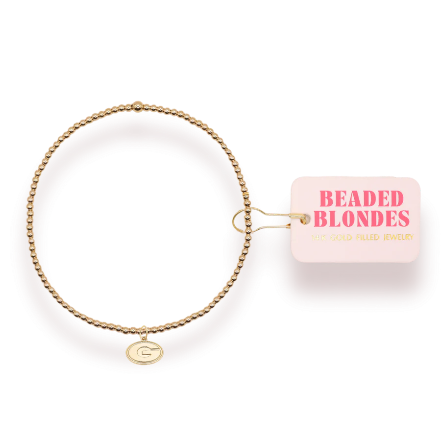 Beaded Blondes - Bracelet - Gold - Collegiate Charm