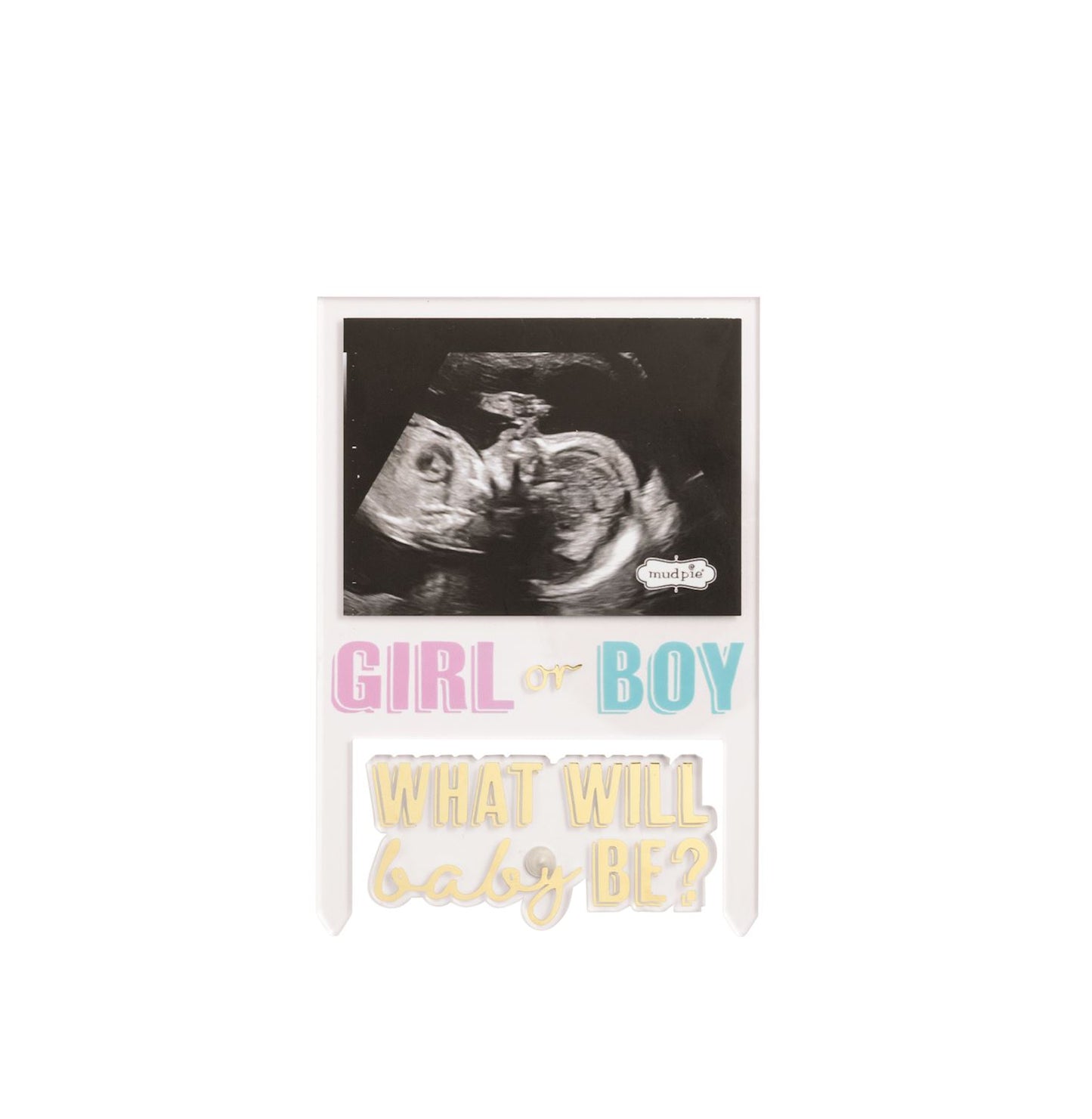 Mud Pie - Frame - Cake Topper Ultrasound - Findlay Rowe Designs