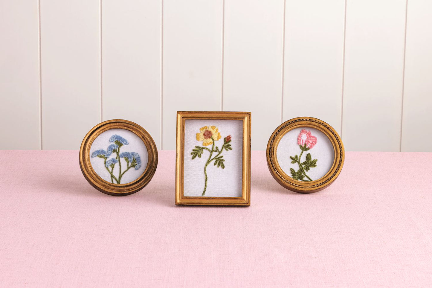 Mud Pie - Framed Floral - Embroidered - Findlay Rowe Designs