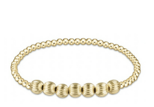 Enewton - Dignity Beaded Bliss 3mm Bead Bracelet - 6mm Gold - Findlay Rowe Designs