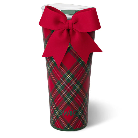 Swig -  Tumbler 32oz - Christmas Plaid