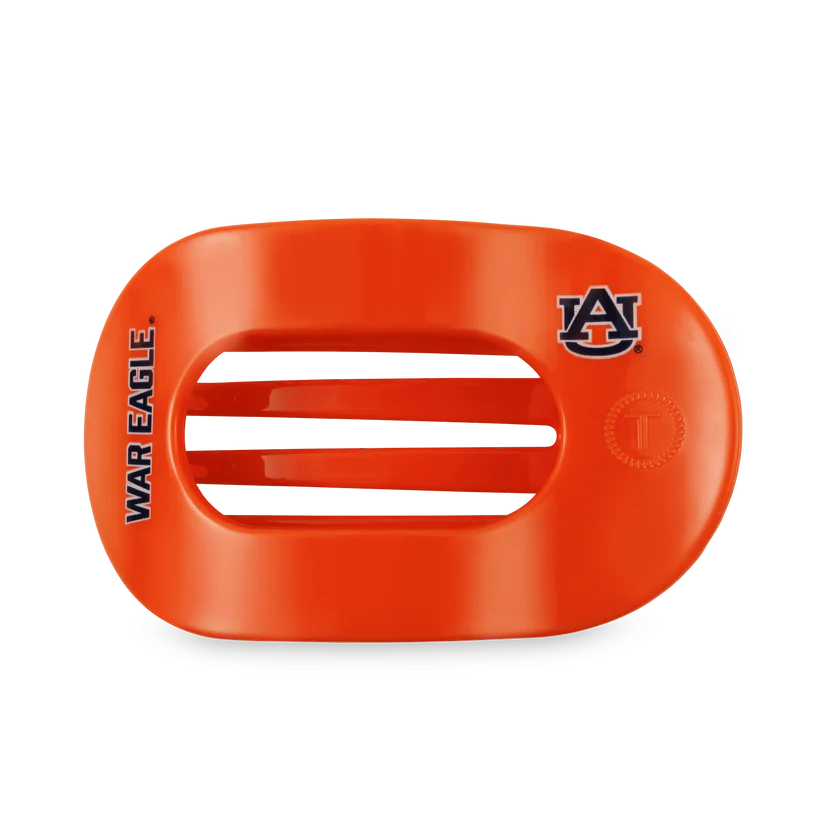 Teleties - War Eagle! Large Flat Round Hair Clip