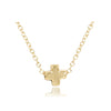 Enewton - 16in  Necklace Gold - Signature Cross Small - Gold - Findlay Rowe Designs