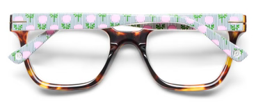 Peepers X Laura Park - Buzzworthy - Tortoise/Marigold Ticking Stripe Pink - Findlay Rowe Designs