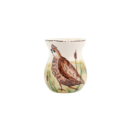 Vietri - Wildlife - Bud Vase - Quail - Findlay Rowe Designs