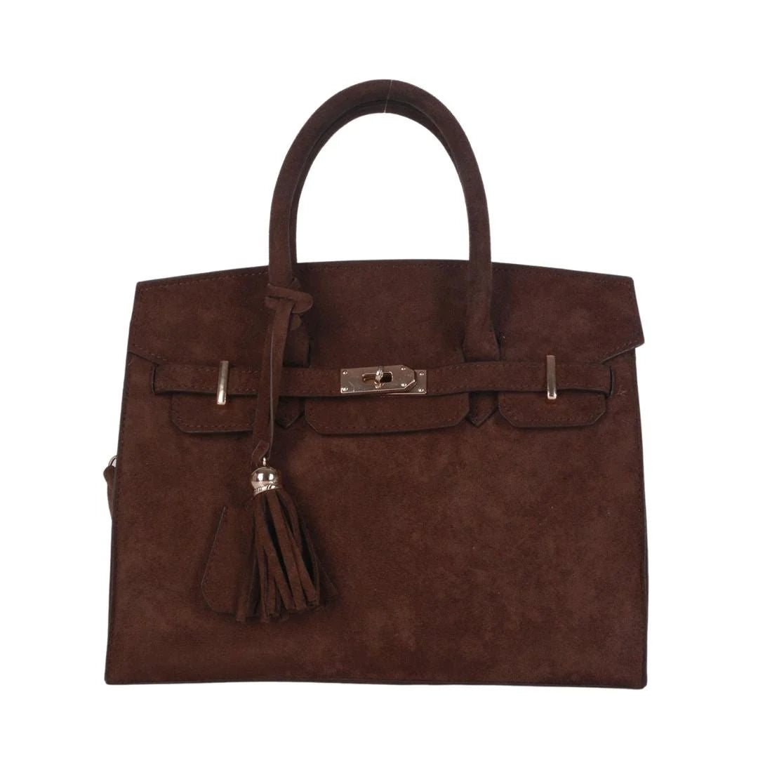 Lisi Lerch - Margo Faux Sueded Handbag - Brown