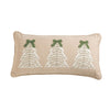 Mud Pie - Pillow - Beaded - White Christmas - Findlay Rowe Designs